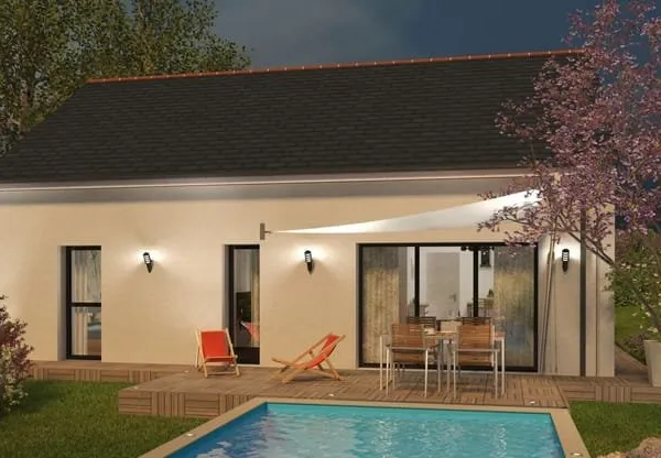Projet de construction d'une maison 70 m² avec terrain à LE HINGLE (22)