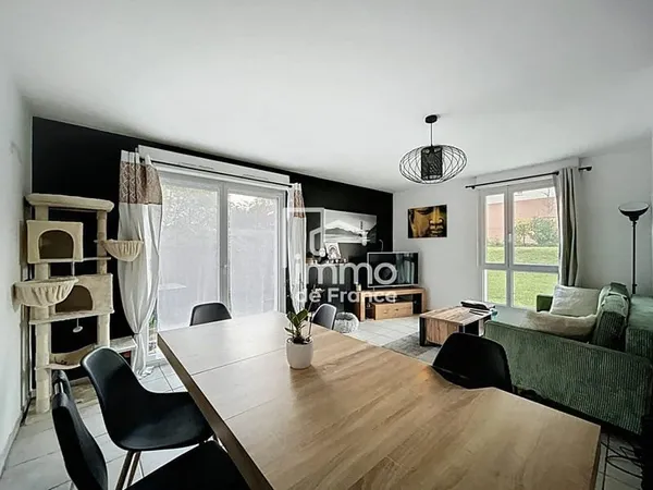 Appartement T3 de 72m² en rez-de-jardin