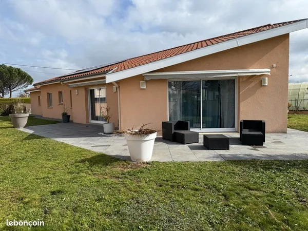 Maison récente plain-pied 124m2
