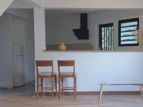 T2, 60m2 avec terrasse et petit jardin à la Montagne