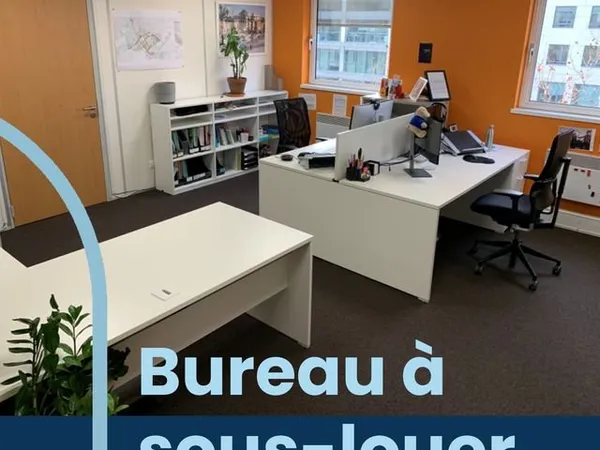 Bureau privatif équipé à sous-louer à Lyon Part-Dieu