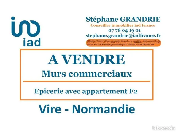 Boutique 100 m² VIRE NORMANDIE