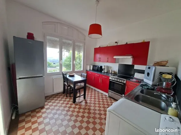 Maison meublé F3 avec jardin