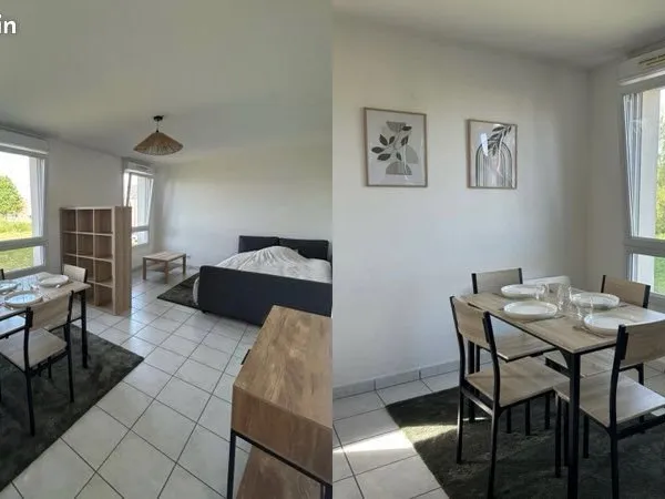 À louer - T1 meublé neuf de 35,53 m² avec parking - Amiens
