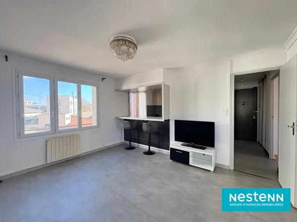 Appartement de type 3 de 52.63m² avec balcon sur le secteur de Château Gaillard à Villeurbanne