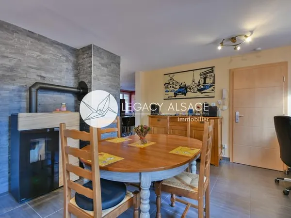 Maison alsacienne rénovée 2 appartements indépendants Id