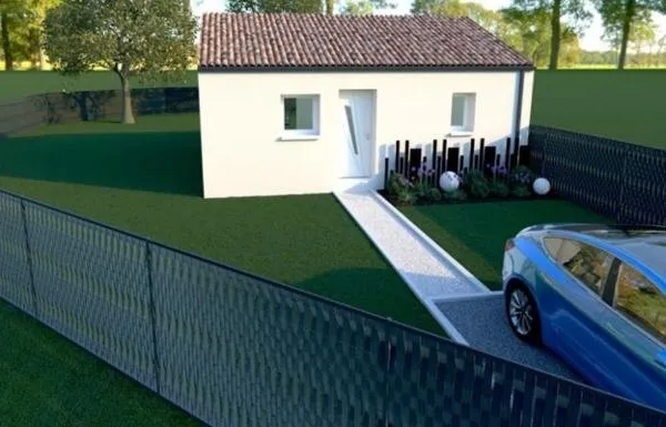 Terrain constructible 445 m²