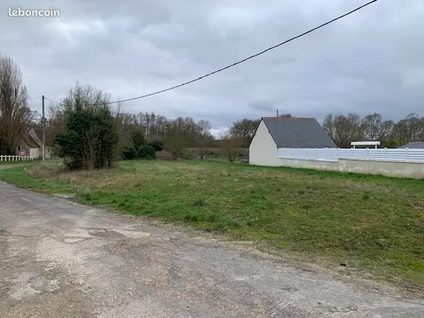 Terrain à bâtir 1530 m² - Vue château de la Bourdaisière