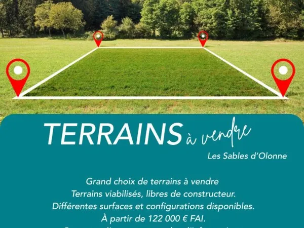 LES SABLES D OLONNE - TERRAIN A BATIR