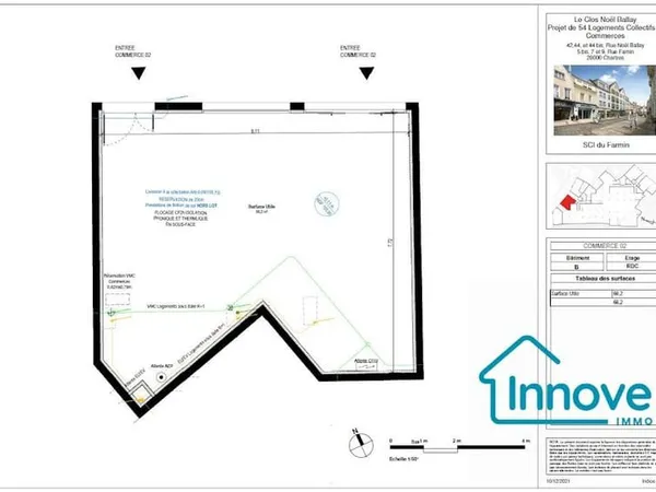 Immeuble 66 m²