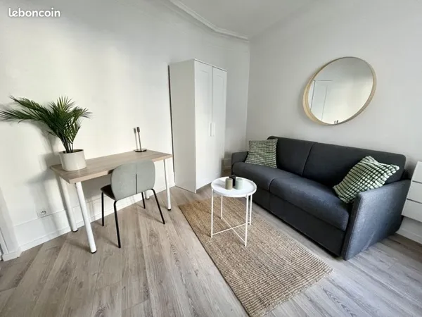 Meublé 1 pièce 17 m²