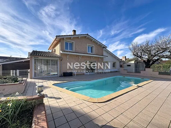 Belle maison familiale 141 m², 5 chambres et piscine - quartier du Barry à Muret