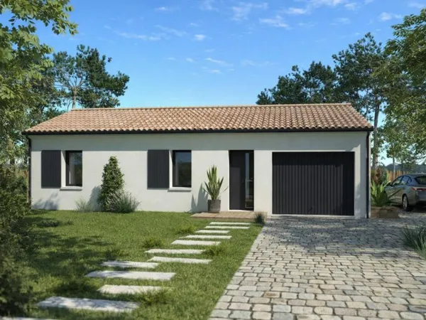 Maison neuve 80 m² - 3 chambres - Terrain 500 m² - Castelnau-de-Médoc