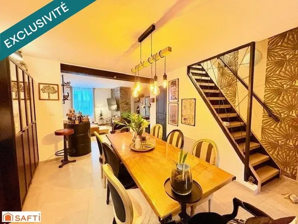 Maison semi-individuelle - 145 m² - Coup de coeur assuré à Bruay-sur-l'Escaut avec jardin +garage /4
