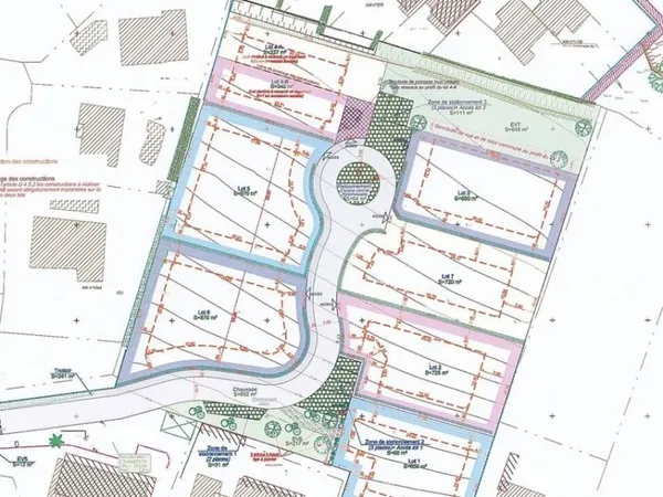 Terrain 650m² St Pierre de Chandieu