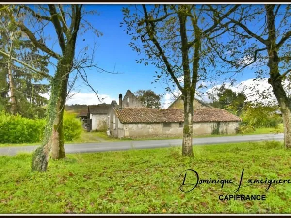 PROCHE PEYREHORADE ( 10 mn côté EST ) - CORPS DE FERME 265 m2 + DEPENDANCES 80 m2