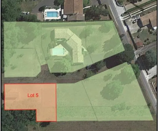Terrain en individuel 844 m²