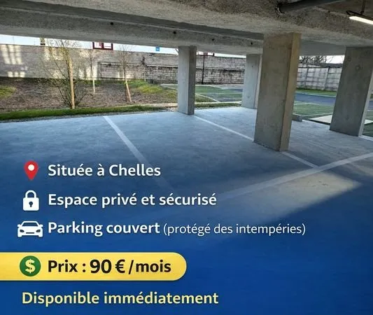 🚗 place de parking à louer - chelles
