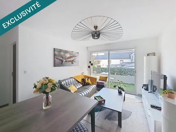 Appartement de 2023 dans le centre du bourg d'Escoublac avec place de parking PMR