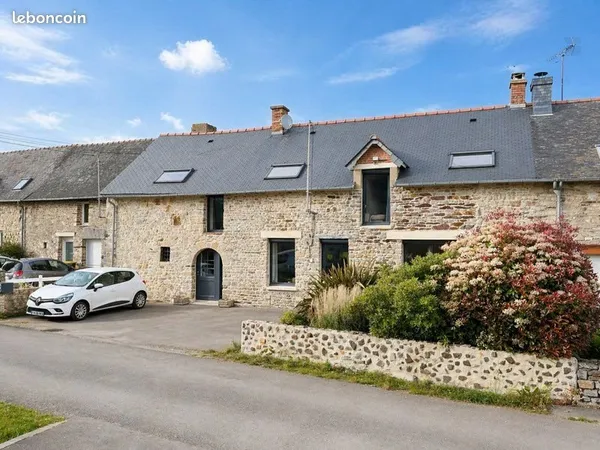 Longère rénovée 163m² - 4 ch - terrain 1000 m² - proche gare