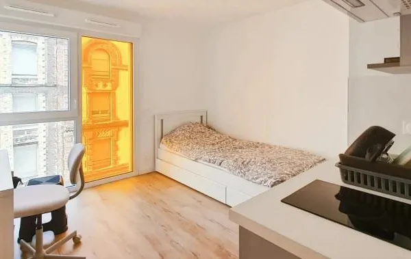 Studio 1 pièce 19 m²