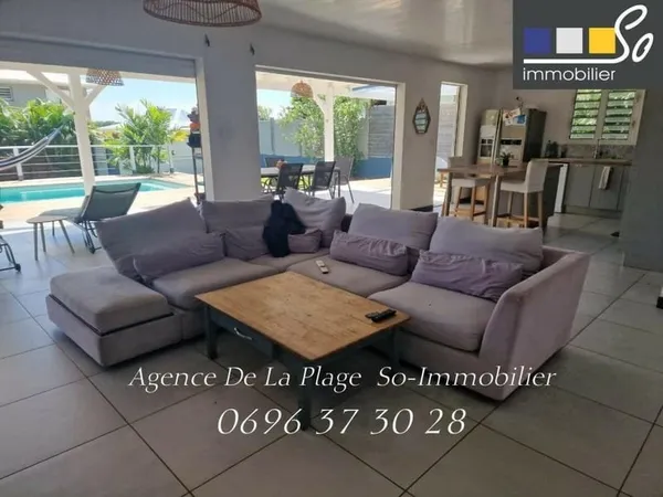 VENTE VILLA RECENTE TYPE 4 PISCINE LE DIAMANT 97223 MARTINIQUE