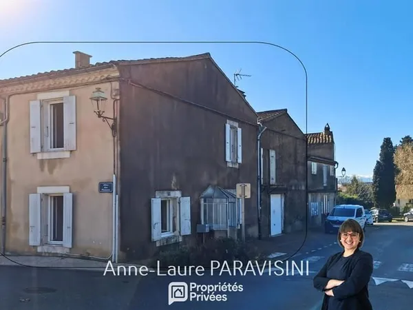 PEYRENS Maison 2 chambres, garage et remise