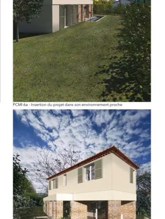 Terrain avec permis villa et piscine