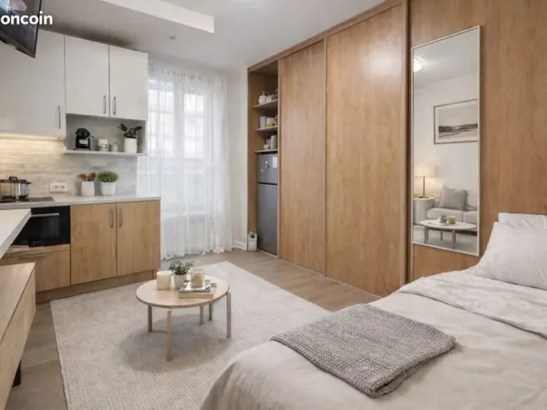 Studio 1 pièce 13 m²