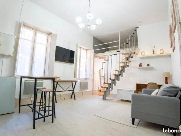 Les Chalets - Studio meublé rénové avec mezzanine