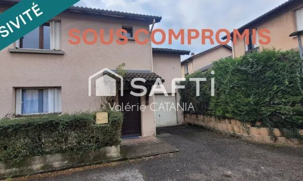 Moirans - Maison de 90 m², 4 chambres, garage, jardinet
