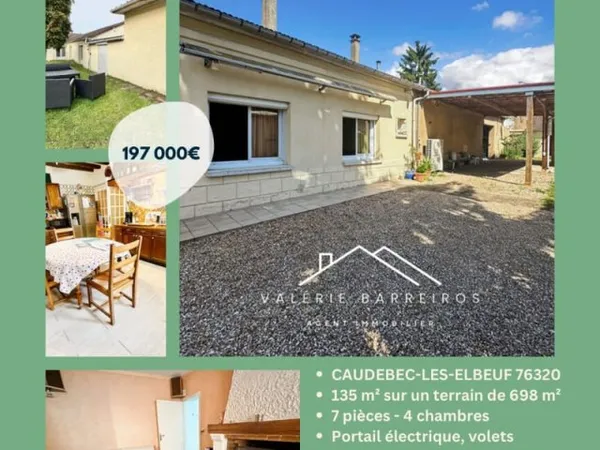 MAISON CAUDEBEC LES ELBEUF - 7 pièce(s) - 147 m2