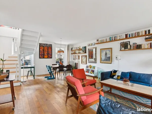 Appartement lumineux avec terrasse - Esprit maison - Village Jourdain