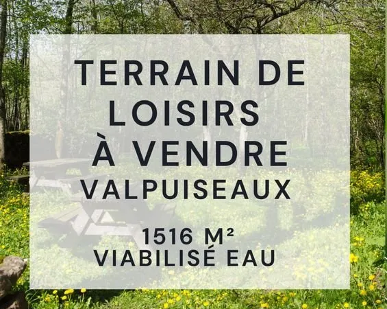 Terrain 1516 m² Valpuiseaux