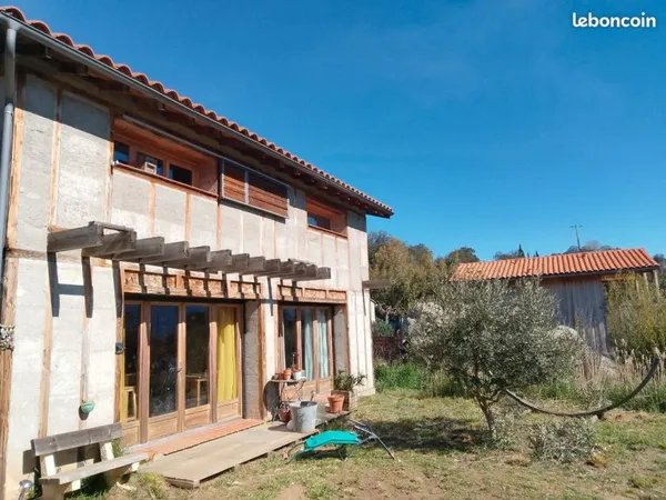 Maison bioclimatique 120 m² - vue exceptionnelle sur le Canigou - Arboussols