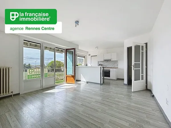 Appartement Type 4 à louer - Non meublé - Balcon - Villejean - Idéal Colocation - 73.49m² - Rennes