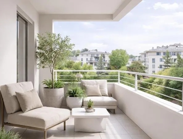 RARE 4 PIÈCES en DERNIER ÉTAGE avec GRAND BALCON - à 5 min du métro