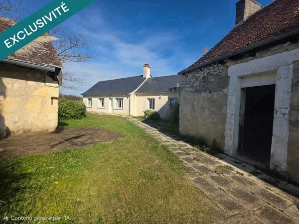 Maison rénovée de quatres chambres plain-pied