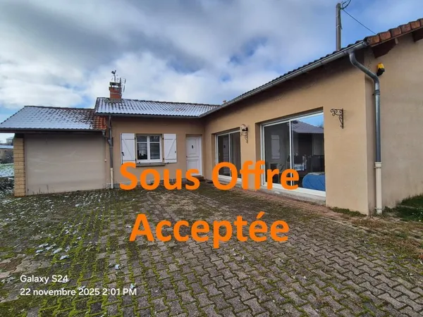 Maison Plain pied 90m² piscine/garage