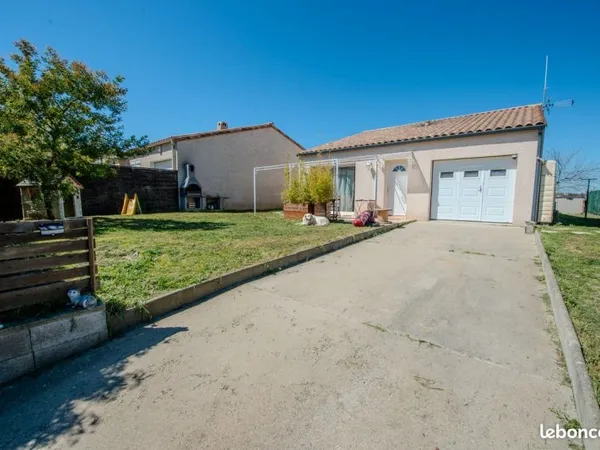Maison Lavalette 4 pièces 91m2 - 3 chambres - jardin