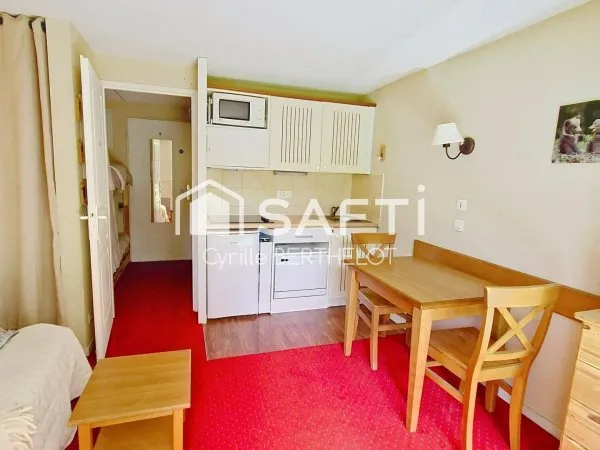 *Charmant studio-cabine avec terrasse de plain-pied