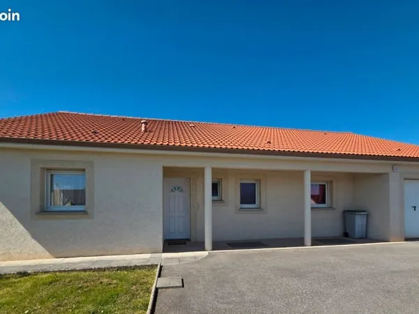 Maison plein pied 3 chambres