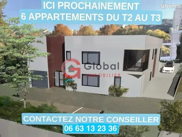 Appartement 2 pièces 47 m²