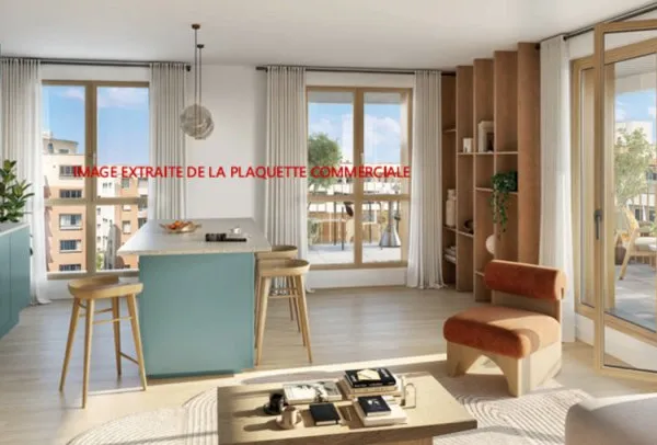 Appartement 3 pièces 59 m²