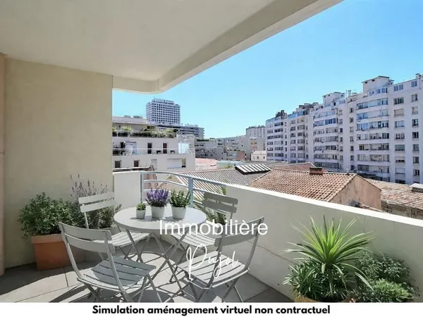 Castellane - T2 - terrasse sud - parking