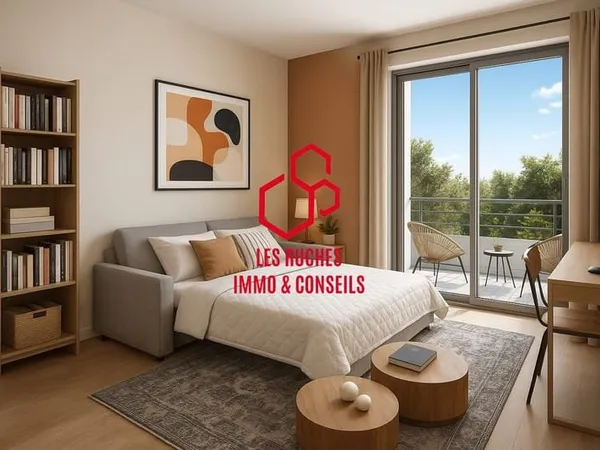 Studio 1 pièce 32 m²