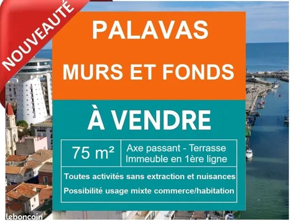 Local 75 m² Palavas-les-Flots