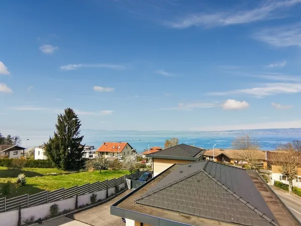 Dpt Haute Savoie (74), à vendre NEUVECELLE - HAUT DE GAMME - Appartement T4 de 132 m2 en attique vue