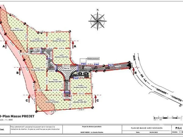Terrain 470 m²