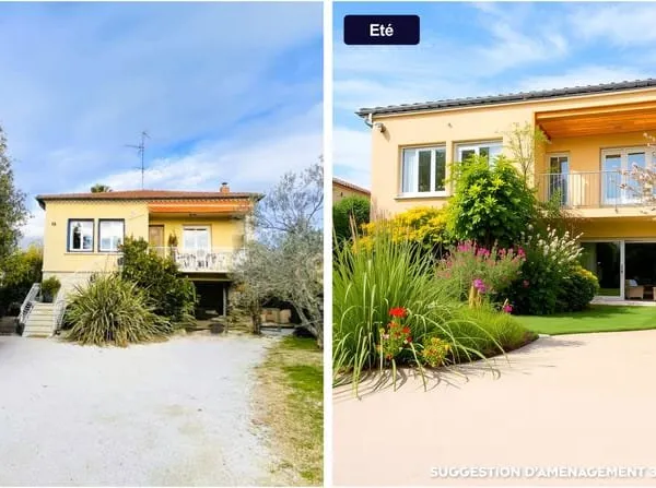 Ensemble immobilier Mauguio Maison 170 m2 sur terrain 910m2 avec piscine